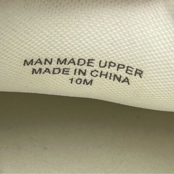 JSLIDES Gennie Studded Platform Sneaker in White Faux Leather Size 10 - Picture 11 of 14